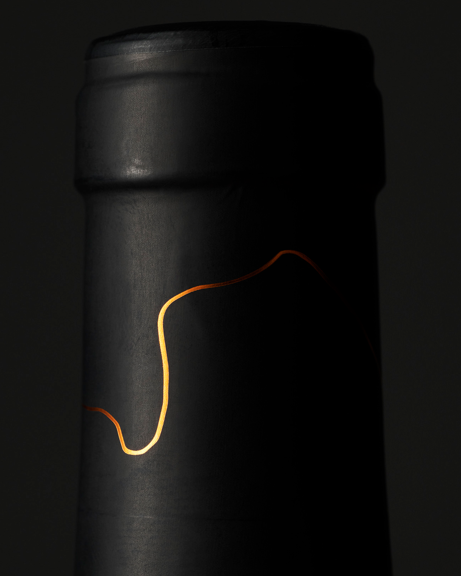 Label design for Château Pesquié single vinyard